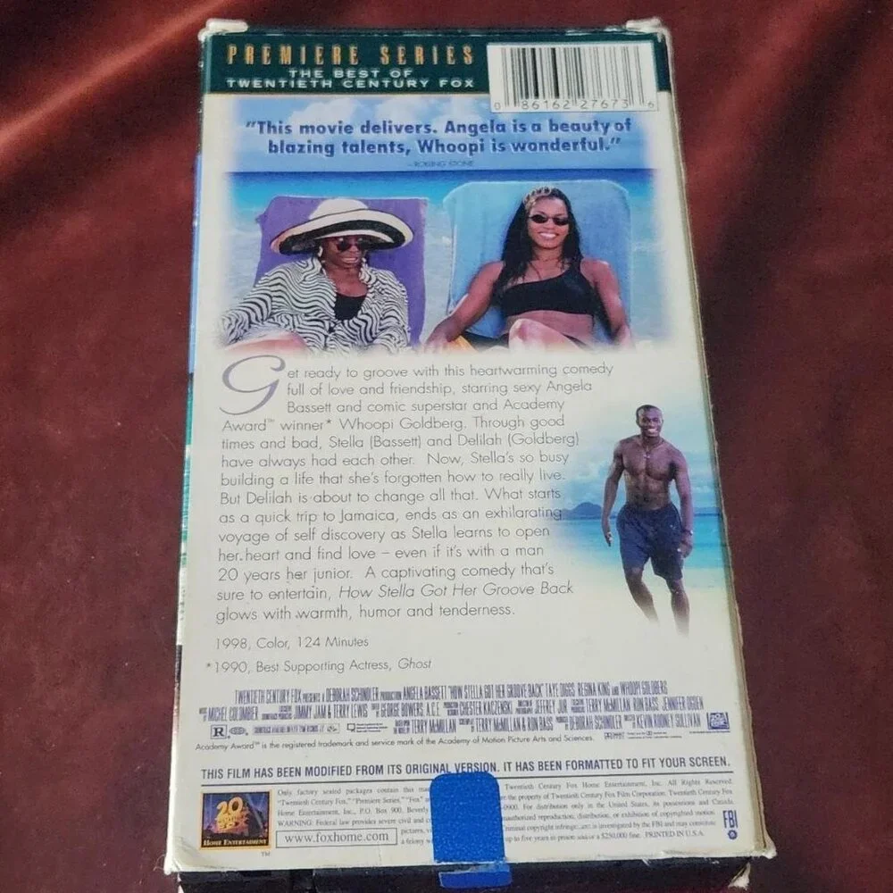 How Stella Got Her Groove Back - 1998 - VHS tape.